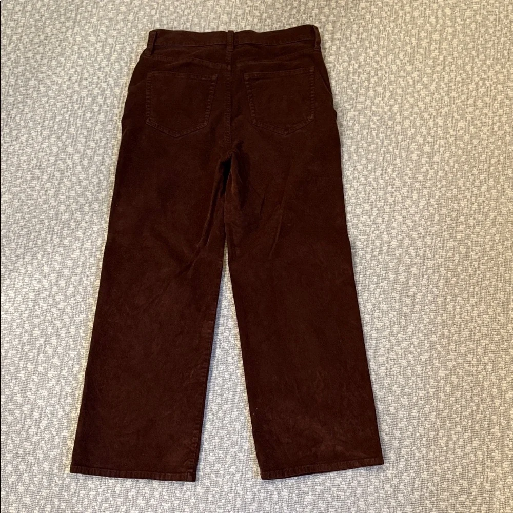 J Crew Slim-wide pant in corduroy, French Press Brown, size 26 - Picture 4 of 4